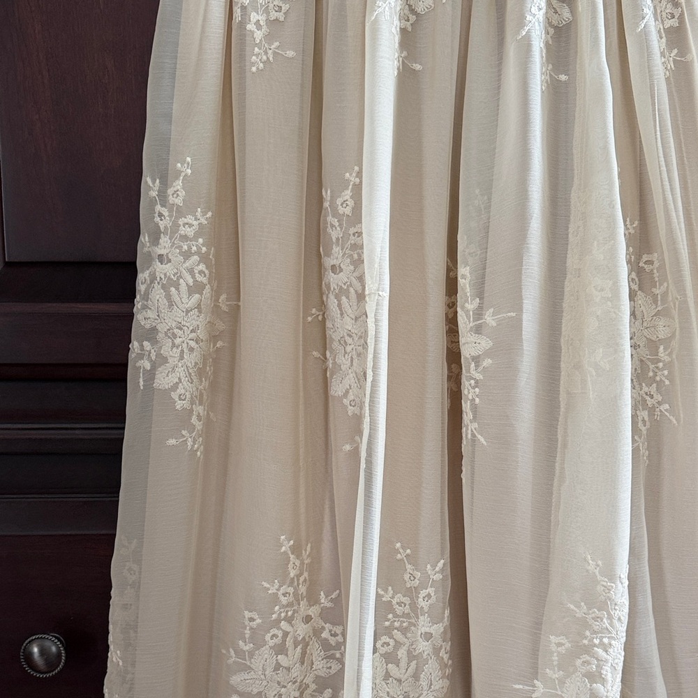 Orange Creek Cream Floral Maxi Skirt - Picture 2 of 6